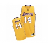 Men's Adidas Los Angeles Lakers #14 Brandon Ingram Swingman Gold Home NBA Jersey