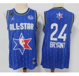 Men's Los Angeles Lakers #24 Kobe Bryant Swingman Blue 2020 All-Star Game Basketball Jersey