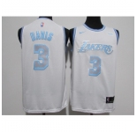 Men's Los Angeles Lakers #3 Anthony Davis Nike White 2020-21 Swingman Jersey
