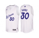 Men's Los Angeles Lakers #30 Julius Randle 2016 Christmas Day White NBA Swingman Jersey