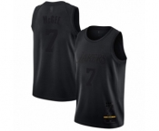 Men's Los Angeles Lakers #7 JaVale McGee Swingman Black MVP Basketball Jersey