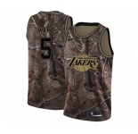 Men's Nike Los Angeles Lakers #5 Josh Hart Swingman Camo Realtree Collection NBA Jersey