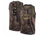 Men's Nike Los Angeles Lakers #5 Tyson Chandler Swingman Camo Realtree Collection NBA Jersey