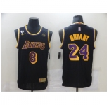 Men's Nike Los Angeles Lakers Kobe Bryant Swingman Black NBA Jersey