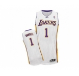 NBA Los Angeles Lakers #1 D'Angelo Russell white Stitched jerseys
