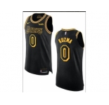 Nike Los Angeles Lakers #0 Kyle Kuzma Black NBA Jersey