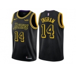Nike Los Angeles Lakers #14 Brandon Ingram Black NBA Swingman City Edition Jersey