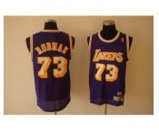 nba fans lakers #73 rodman purple(fans edition)