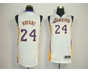 nba los angeles Lakers #24 bryant white[revolution 30]