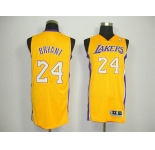 nba los angeles Lakers #24 bryant yellow[revolution 30]