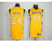 nba los angeles Lakers #24 bryant yellow[revolution 30]