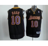 nba los angeles lakers #10 nash black-purple[revolution 30 swingman]