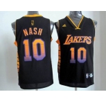 nba los angeles lakers #10 nash black[limited edition]