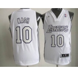 nba los angeles lakers #10 nash white[fullwhite]