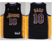 nba los angeles lakers #10 steve nash black [revolution 30 swingman purple number 2013 new style]