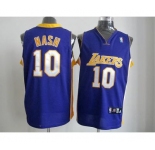 nba los angeles lakers #10 unveil steve nash purple