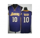 nba los angeles lakers #10 unveil steve nash purple[revolution 30]