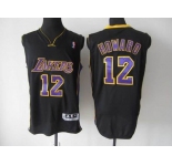 nba los angeles lakers #12 dwight howard black[howard]
