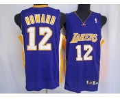 nba los angeles lakers #12 dwight howard blue jerseys[howard]