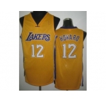 nba los angeles lakers #12 howard yellow[revolution 30]