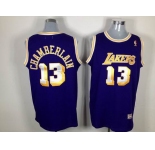 nba los angeles lakers #13 chamberlain blue