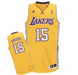 nba los angeles lakers #15 artest yellow[2011 revolution 30]