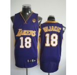 nba los angeles lakers #18 vujacic purple