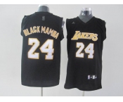nba los angeles lakers #24 black mamba black
