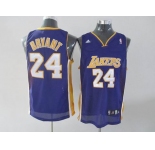 nba los angeles lakers #24 bryant purple(fans edition)