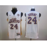 nba los angeles lakers #24 bryant white[2012 latin nights]