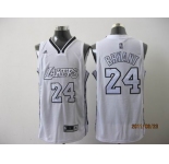 nba los angeles lakers #24 bryant white[fullwhite]