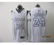 nba los angeles lakers #24 bryant white[fullwhite]