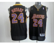 nba los angeles lakers #24 kobe bryant blackpurple[revolution 30 swingman]