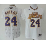 nba los angeles lakers #24 kobe bryant white[2014 new]