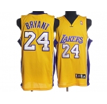 nba los angeles lakers #24 kobe bryant yellow