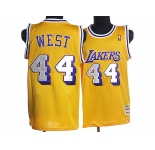 nba los angeles lakers #44 west m&n yellow