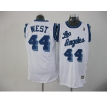 nba los angeles lakers #44 west white
