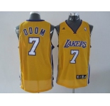 nba los angeles lakers #7 odom yellow(fans edition)