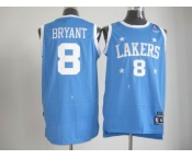 nba los angeles lakers #8 bryant blue星星