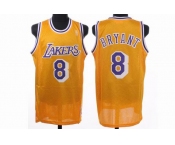 nba los angeles lakers #8 bryant yellow(fans edition)