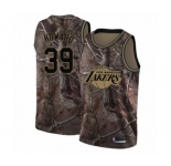 Women's Los Angeles Lakers #39 Dwight Howard Swingman Camo Realtree Collection Basketball Jersey