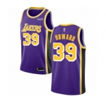 Women's Los Angeles Lakers #39 Dwight Howard Swingman Purple Basketball Jersey - Statement Edition