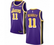Women's Nike Los Angeles Lakers #11 Michael Beasley Authentic Purple NBA Jersey - Statement Edition