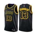 Women's Nike Los Angeles Lakers #13 Wilt Chamberlain Swingman Black NBA Jersey - City Edition