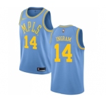 Women's Nike Los Angeles Lakers #14 Brandon Ingram Swingman Blue Hardwood Classics NBA Jersey