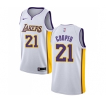 Women's Nike Los Angeles Lakers #21 Michael Cooper Swingman White NBA Jersey - Association Edition