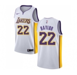 Women's Nike Los Angeles Lakers #22 Elgin Baylor Authentic White NBA Jersey - Association Edition