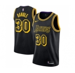Women's Nike Los Angeles Lakers #30 Julius Randle Swingman Black NBA Jersey - City Edition