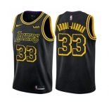 Women's Nike Los Angeles Lakers #33 Kareem Abdul-Jabbar Swingman Black NBA Jersey - City Edition