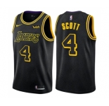 Women's Nike Los Angeles Lakers #4 Byron Scott Swingman Black NBA Jersey - City Edition